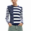 Rib Striped Sweater