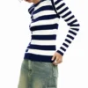 Rib Striped Sweater