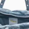 Ruched Denim Bag