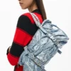 Ruched Denim Bag