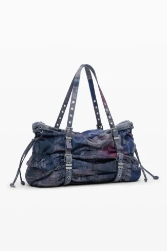 Ruched Newspaper Bag