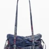 Ruched Newspaper Bag
