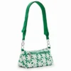 S Textured Floral Crossbody Bag