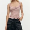 Satin Cargo Pants