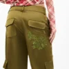 Satin Cargo Pants