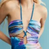 Shiny Tropical Swimsuit