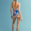 Shiny Tropical Swimsuit