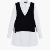 Shirt Detachable Vest