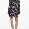 Short Floral Shirt Dress