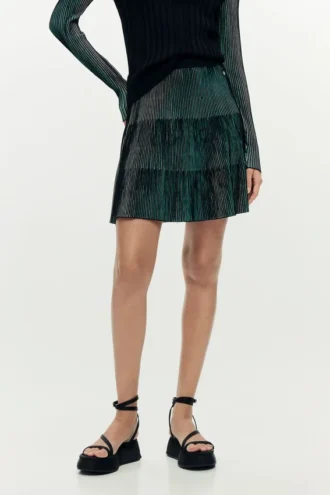 Short Pleated Skirt