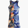 Short Printed Strappy Dress