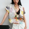 Short-Sleeve Cotton Shirt