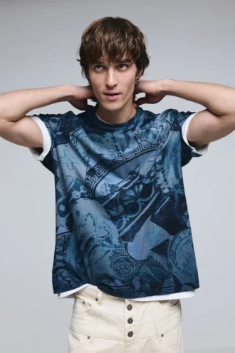 Short Sleeve Mosaic T-Shirt