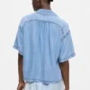 Short Sleeve Patchwork Shirt