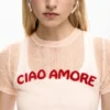 Short-Sleeved T-Shirt with Message