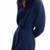 Short Textured Shirt Dress