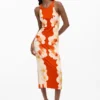 Side Flowers Dress