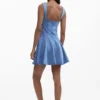 Skater Dress Denim Effect