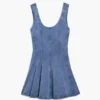 Skater Dress Denim Effect