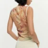 Sleeveless Knit T-Shirt