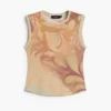 Sleeveless Knit T-Shirt