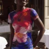 Sleeveless Printed Dress