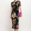 Slim Midi-Skirt Print