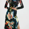 Slim Midi-Skirt Print