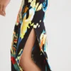 Slim Midi-Skirt Print
