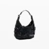 Small Bag with Flower Appliques