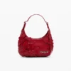 Small Shiny Floral Applique Bag