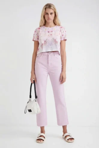 Straight Cropped Jeans