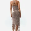 Strappy Fringe Dress