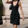 Strappy Knit Dress