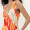 Strappy Petal Dress