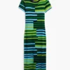 Striped Long Dress