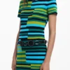 Striped Long Dress