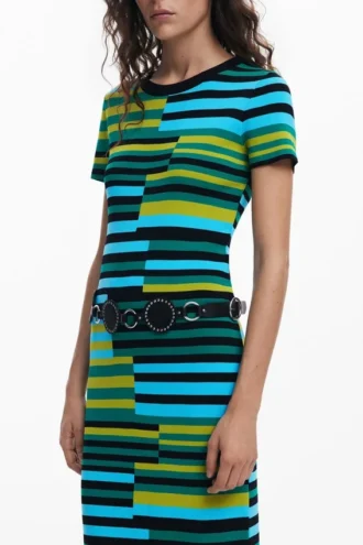 Striped Long Dress