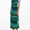 Striped Long Dress
