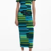 Striped Long Dress