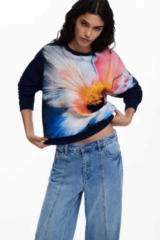Sweatshirt Big Flower