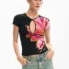 T-Shirt Opening Flower