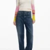 T-Shirt with Printed Sleeves
