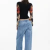 T-Shirt with Transparent Sleeves