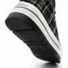 Tartan Platform High-Top Sneakers