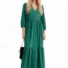 Textured Long Dress