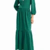 Textured Long Dress