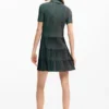 Textured Zipper Dress