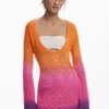 Tie-Dye Crochet Dress