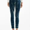 Tie-Dye Denim Pants